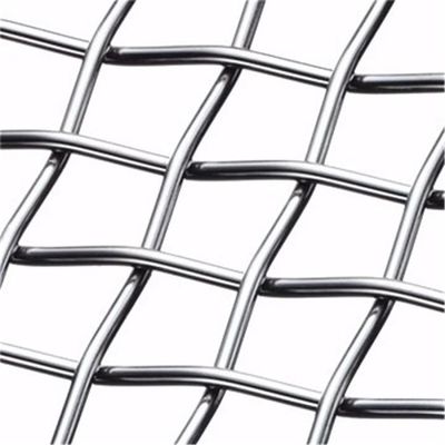Steengroevefiltratie 304 316 roestvrij staal Anti-snijdend gekrompen gaas Vlak geweven SS Veiligheidsgeweven metalen gaasscherm voor betonversterking