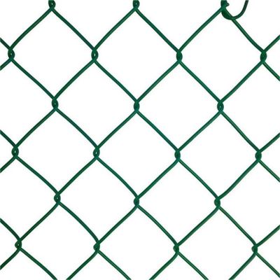 50mmx50mm Vinyl Coated Steel Chain Link Fence Diamant 8 voet Makkelijk te installeren