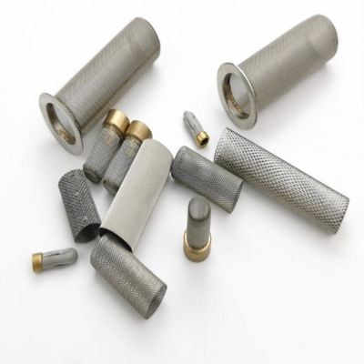 SS201 SS316 Filterbuis van roestvrij staal Silinder oliefilter Draadnet op maat