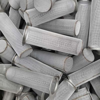 80-1000um Filterbuis van roestvrij staal Screen Cylinder Mesh Roestvrij