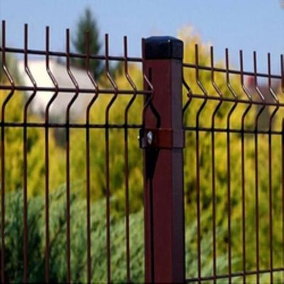Long Service Life Anti UV Powder Coated 50x200mm Mesh 3D Curved Fence Welded Wire Mesh Fence for Highway and Park