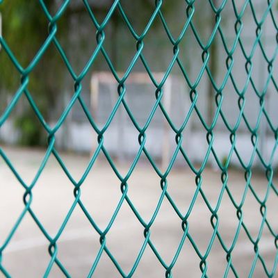 Boerderij Veld Pvc Diamant Mesh Zaan Plastic bedekte keten Link Zaan 1000-2500mm