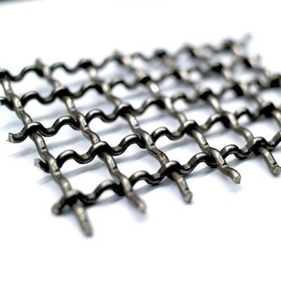 Gekrimpd draadnet 304 316 ruit van roestvrij staal Weld draadnet rolletjes Opening 1,3-50 mm