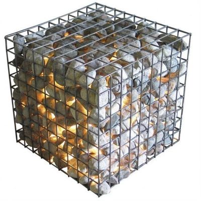 Geweld gegalvaniseerd Gabion Box 2x1x0.5m Stone Wire Cages Voor Tuin hek