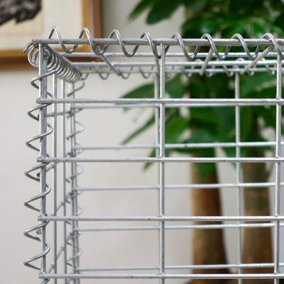 Op maat gemaakte 2,0-4,0 mm gelaste Gabion Box 2*1*1 Draadmanden Voor Stenen