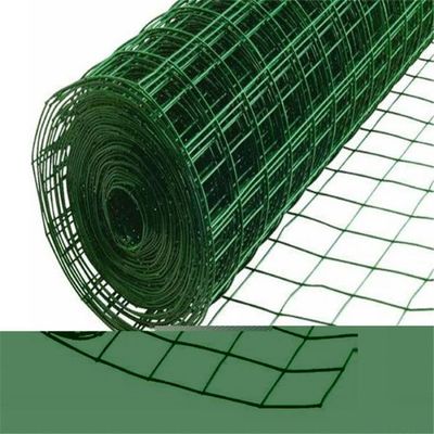 PVC gecoat gelast Euro Mesh vierkant gat anti-corrosie roestbestendig groen metalen hekpaneel