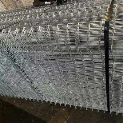 Gegalvaniseerd staal metalen PVC bedekt 3D gebogen hek V Buig Tuinboerderij paneel hek