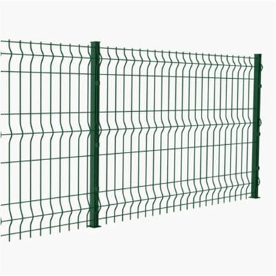 Gepersonaliseerde outdoor decoratieve 3D gebogen gelast draadnet Tuin hek Makkelijk te monteren