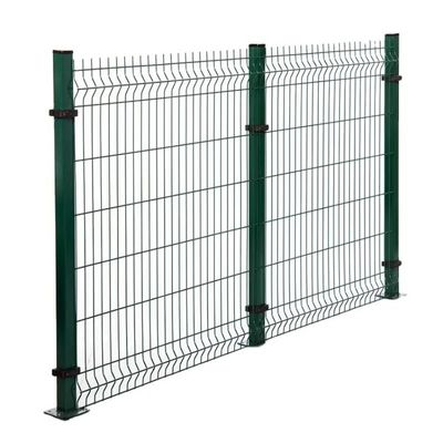 Warm te koop Outdoor tuin 3D driehoek hek paneel gegalvaniseerd 3D buigend gebogen gelast gaas hek