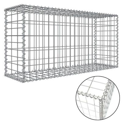 1x1x2 de Doos die van Gabion van pvc Gabion het Zink Met een laag bedekte Gabion-Netwerk in het Netwerk van de Staaldraad behouden