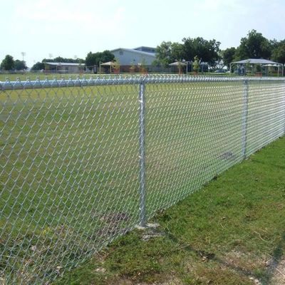 2.5mm 3mm Metal Iron Chain Link Fencing Gegalvaniseerd Chain Link Fence 8 voet