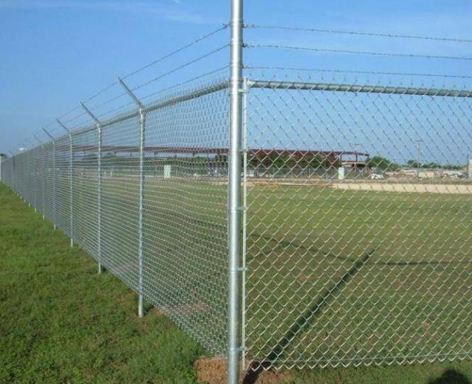 100ft 50ft 8ft 6ft gegalvaniseerd keten schakel hek rollen 2,0 mm cycloon mesh hek 0