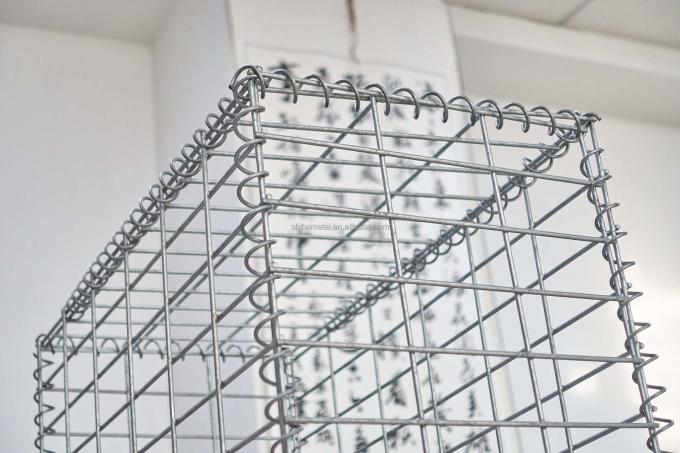 Anti-roest warm gedompeld gegalvaniseerd Gi Gabion Box 3x1x1m slijtvastheid 3