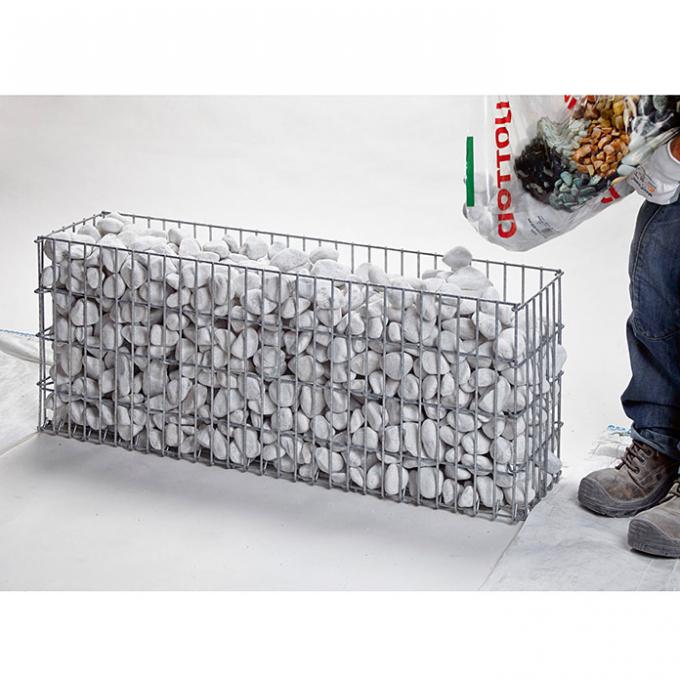 1x1x2 PVC Gabion Basket Gabion Box met zinkcoating Gabion Mesh 1