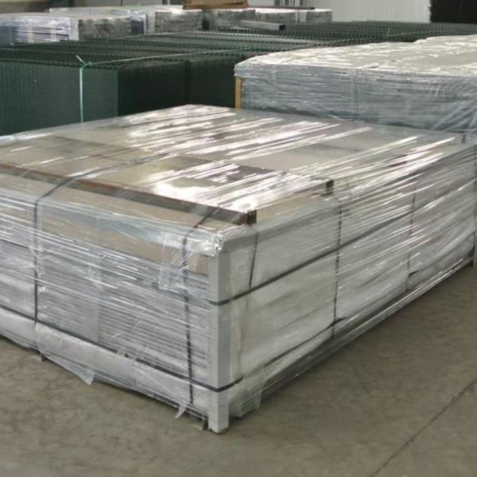 3d gebogen hek, gebogen, met vinyl bekleed, gespannen gaas hek, 1,5 m 8