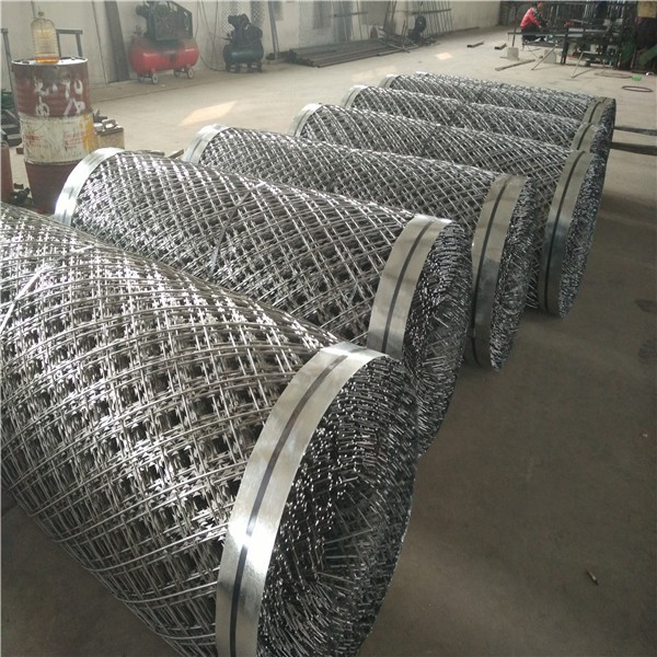 Bto-22 Gesweisd Barbed Razor Wire Mesh Voor Standard Gauge Single Line SGR Railway 1