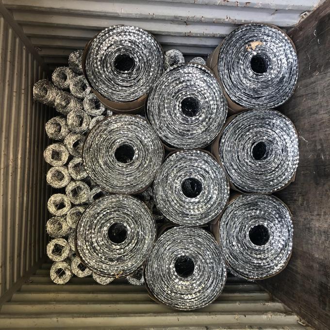 Bto-22 Gesweisd Barbed Razor Wire Mesh Voor Standard Gauge Single Line SGR Railway 8