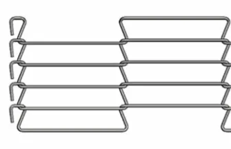 1.0mm-3.0mm roestvrij staal draadnet transportband voor oven 0
