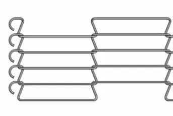 1.0mm-3.0mm roestvrij staal draadnet transportband voor oven 2