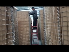 Zware defensieve zakken Sandwall Barrier voor een schietbaan Hesco Barrier