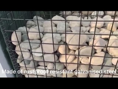 Gabion basket mesh gegalvaniseerd gelast Gabion box 2*1*1 gelast gazon stenen kooi